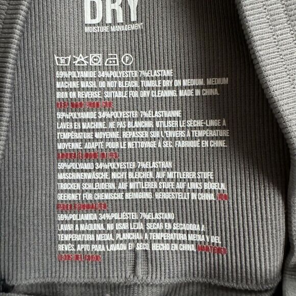 Gymshark High Waisted Seamless Leggings Womens Grey Marl Small Gym Athleisure - Picture 6 of 13